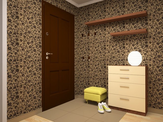 Чем отделать стены в коридоре, если в доме кошки или собаки (38 фото)