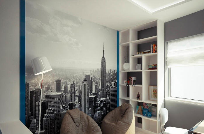 Обои в комнату для подростка: интересные сочетания и новые идеи (43 фото)