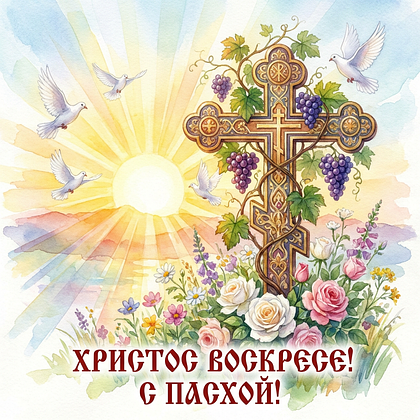 «Христос Воскрес!» Открытки с Пасхой: 140+ картинок и поздравлений