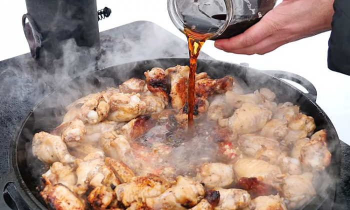 Куриные крылья на маринаде из кваса. Потом по-другому не захотите делать