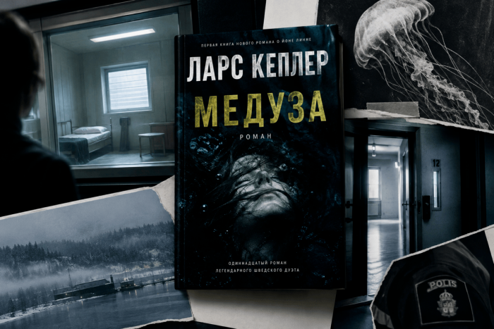 Ларс Кеплер выпустил «Медузу»: новый скандинавский триллер о смертельных тайнах психиатрической клиники