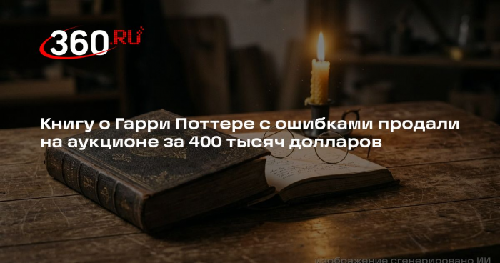 Independent: книгу о Гарри Поттере из первого тиража продали за $400 тысяч