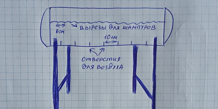 Как сделать мангал из газового баллона своими руками