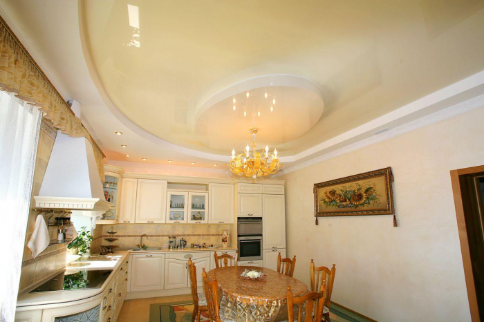 Как выбрать люстру для натяжного потолка в зал и другие комнаты (67 фото)