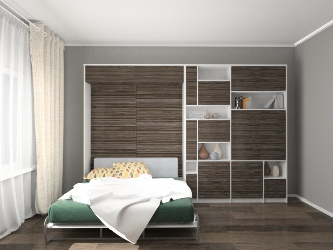 Встроенная кровать: особенности, виды, способы установки (58 фото)