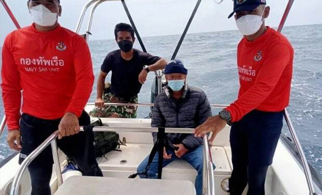 Вьетнамец взял надувную лодку и двинулся из Таиланда в Индию искать пропавшую жену