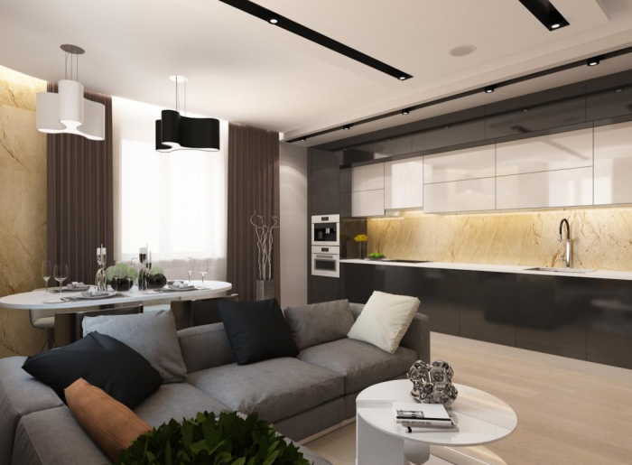 Диван на кухню: нюансы выбора мебели для комнат разных площадей и стилей (62 фото)