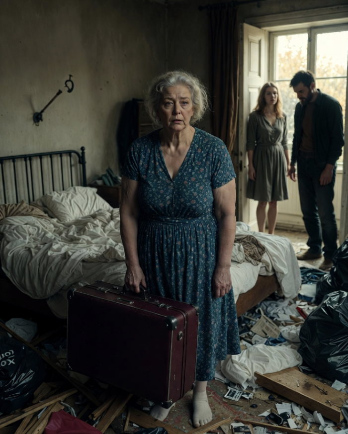 Как только она ушла на работу, свекровь сразу же начала собирать её вещи.