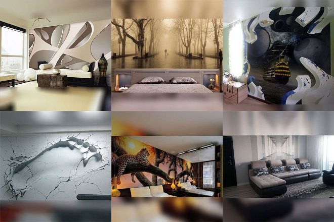 Роспись стен в квартире: несколько способов сделать свою комнату уютной и красивой (46 фото)