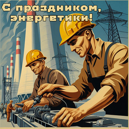 Открытки на День энергетика: 40+ картинок и поздравлений