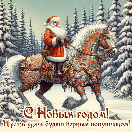 Открытки с Новым годом 2026: скачать 150+ картинок и поздравлений
