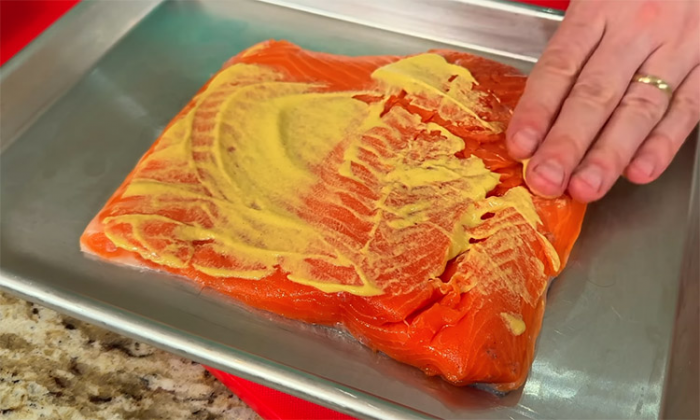 Рыба по-королевски: благодаря маринаду из горчицы всегда сочная. Потрясающий вкус, даже если в основе хек