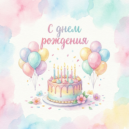 Открытки с днем рождения: 100+ красивых картинок, чтобы поздравить с праздником