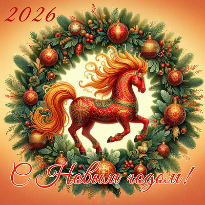 Открытки с годом Красной Огненной Лошади: 60+ картинок и поздравлений