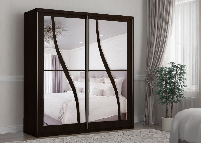 Шкаф-купе в интерьере: разновидности и особенности дизайна (104 фото)