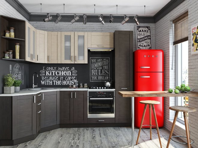 Угловой кухонный гарнитур: особенности расположения и секреты дизайна (82 фото)