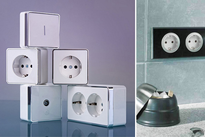 Розетки в интерьере: актуальные комбинации дизайна и высоких технологий (99 фото)