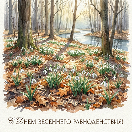 Открытки с днем весеннего равноденствия: 60+ картинок и поздравлений