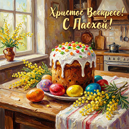 «Христос Воскрес!» Открытки с Пасхой: 140+ картинок и поздравлений