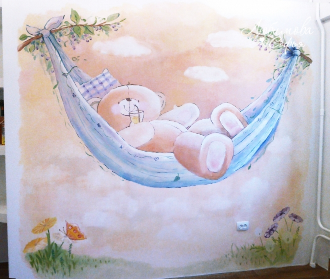 Роспись стен в квартире: несколько способов сделать свою комнату уютной и красивой (46 фото)