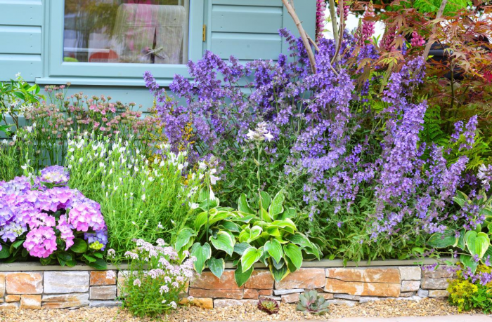 Клумба для дачи: как своими руками создать цветочный оазис (60 фото)