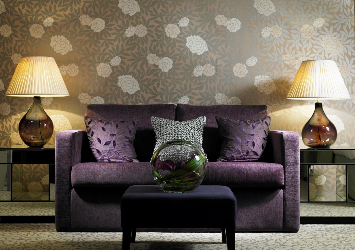 Обои в гостиную: разновидности, цвета, принты и стили (74 фото)