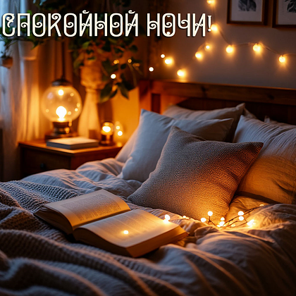 Открытки с пожеланием спокойной ночи: 100+ красивых картинок