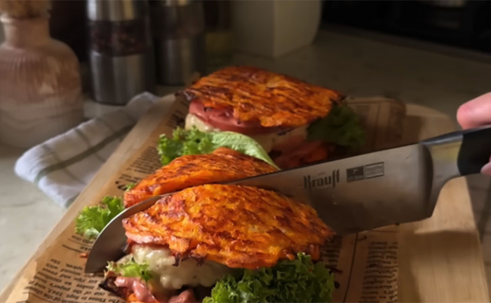 Лучший рецепт бургеров для похудения: здесь вместо теста овощные драники