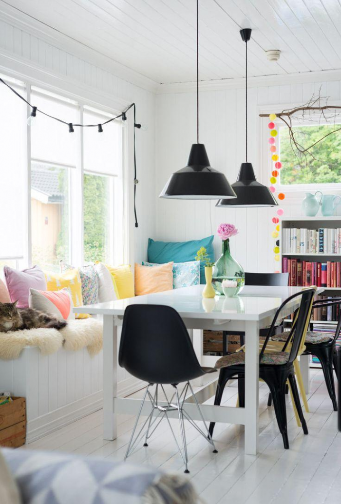 Диван на кухню: нюансы выбора мебели для комнат разных площадей и стилей (62 фото)