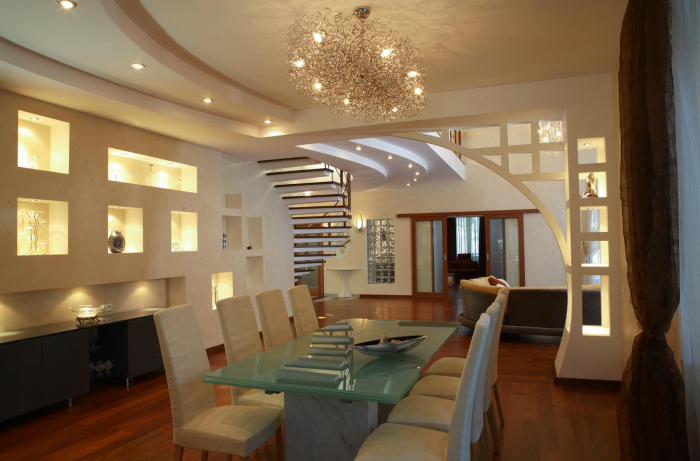 Ниша в стене из гипсокартона – удобное и стильное решение для дома (25 фото)