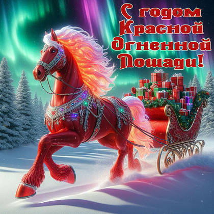 Открытки с Новым годом — 2026: 60+ картинок и поздравлений