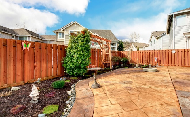 Дизайн двора частного дома: правила создания гармоничного пространства в разных стилях (124 фото)