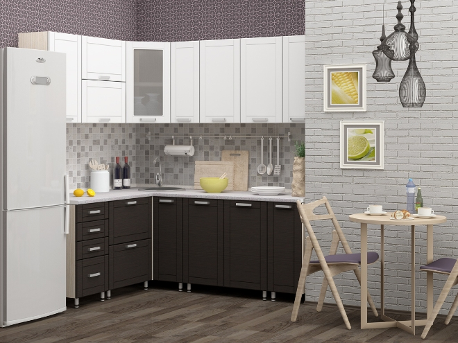 Угловой кухонный гарнитур: особенности расположения и секреты дизайна (82 фото)