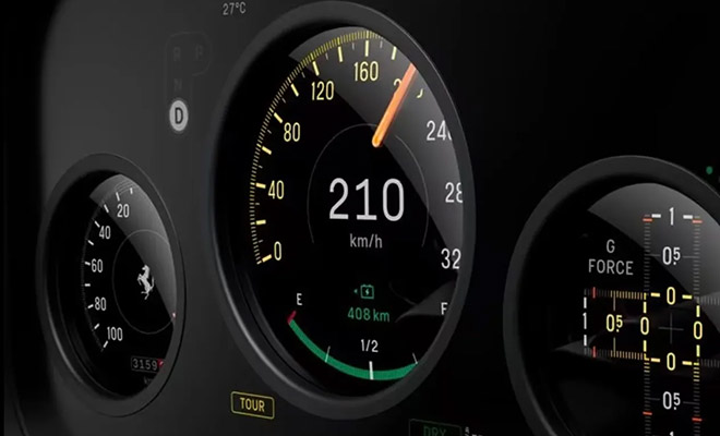 Ferrari показала салон своего первого электрокара. Дизайн придумал Джони Айв из Apple