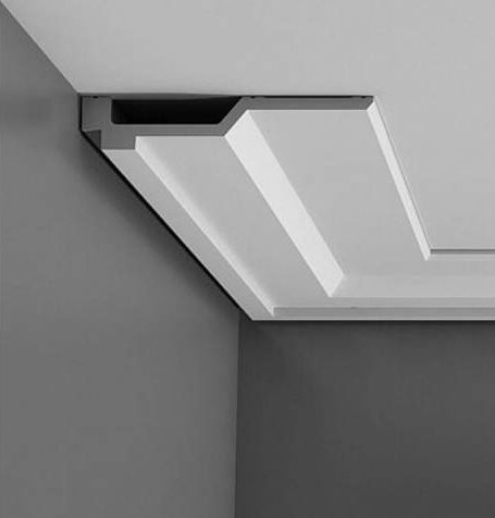 Дизайн потолочных плинтусов в интерьере: фото, как выбрать лучший вариант для интерьера (67 фото)