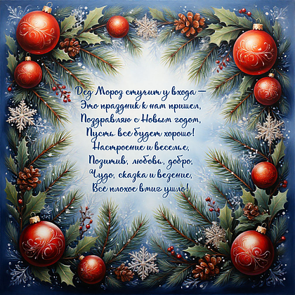 Открытки с Новым годом — 2026: 60+ картинок и поздравлений