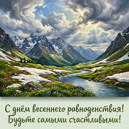 Открытки с днем весеннего равноденствия: 60+ картинок и поздравлений