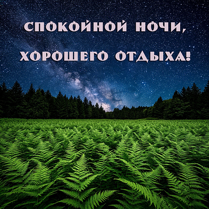 Открытки с пожеланием спокойной ночи: 100+ красивых картинок