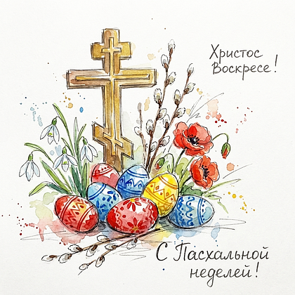 Открытки на Пасхальную неделю: 50+ картинок и поздравлений для Светлой седмицы