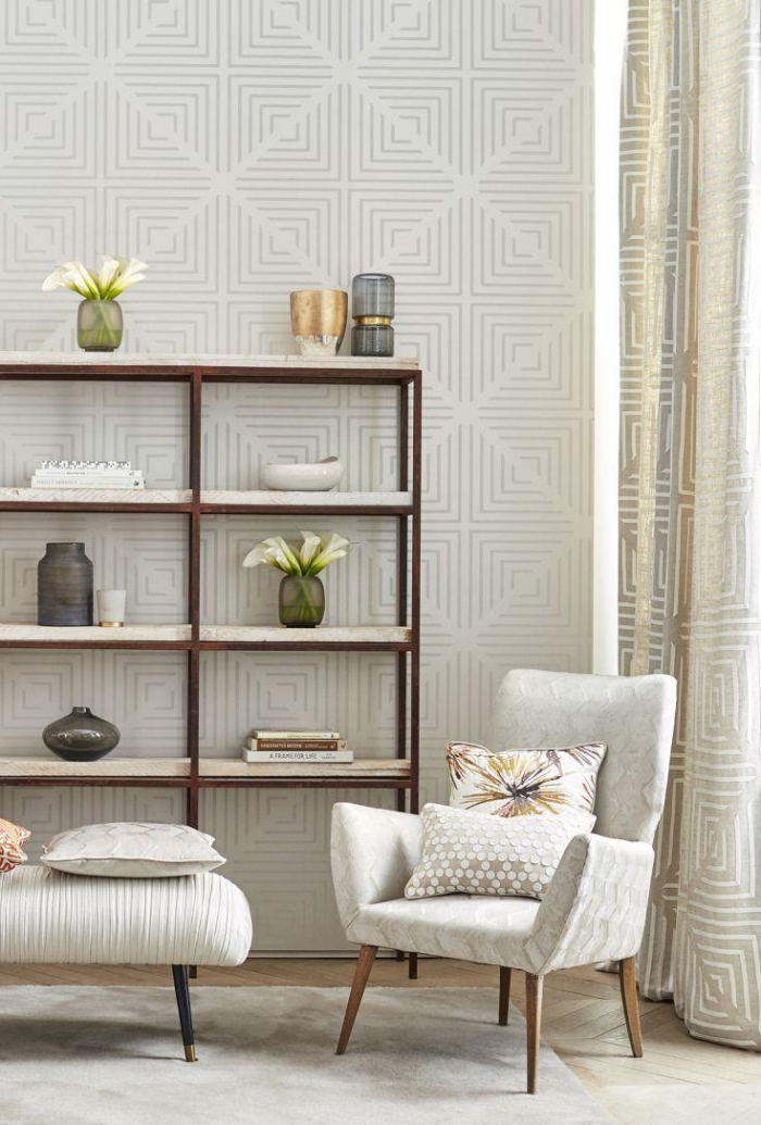 Обои в гостиную: разновидности, цвета, принты и стили (74 фото)