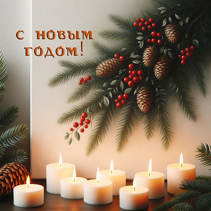 Открытки с Новым годом — 2026: 60+ картинок и поздравлений