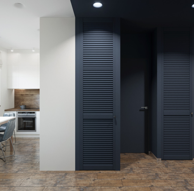 Двери в нишу: виды и особенности (24 фото)