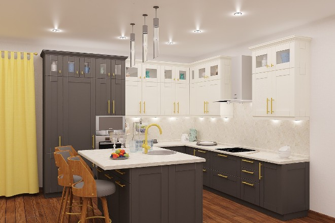 Угловой кухонный гарнитур: особенности расположения и секреты дизайна (82 фото)