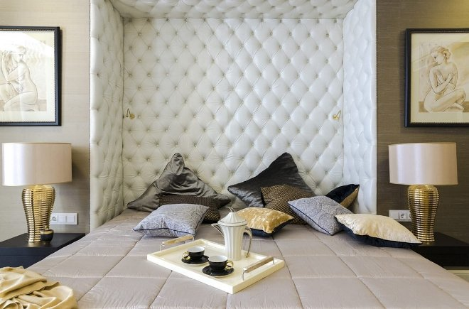 Мягкие стеновые панели – новое звучание старинного декора помещений (65 фото)