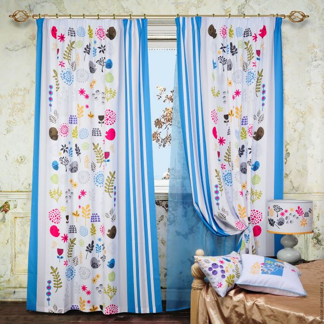 Шторы в детскую комнату: как выбрать лучшую модель (136 фото)