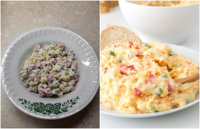 5 рецептов блюд из вчерашнего оливье, которые вкуснее, чем оригинальный салат