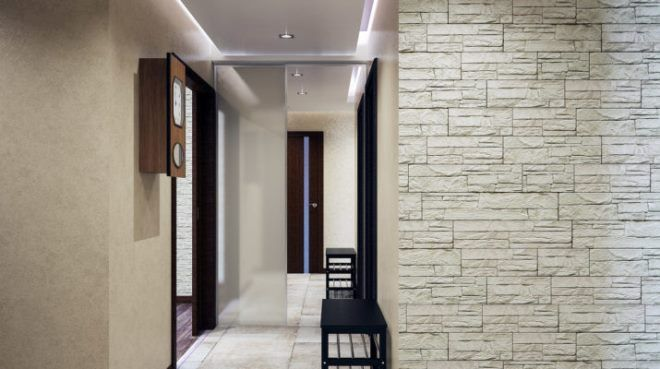 Чем отделать стены в коридоре, если в доме кошки или собаки (38 фото)