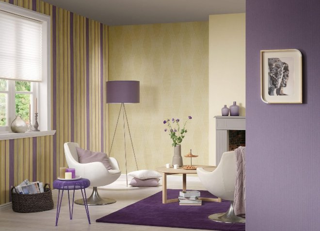 Обои-компаньоны: фото, примеры для зала, оригинальные приемы и стандартные способы создания эффектного интерьера (83 фото)