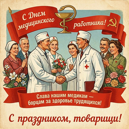 Открытки с Днем медика в 2026 году: 90+ картинок и поздравлений