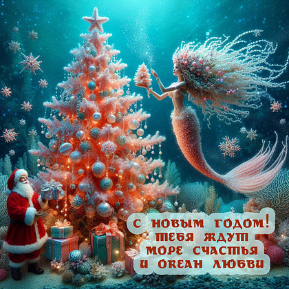 Открытки с Новым годом — 2026: 60+ картинок и поздравлений